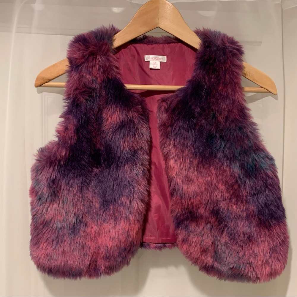 Xhilaration Faux Fur Vest - kid’s size L